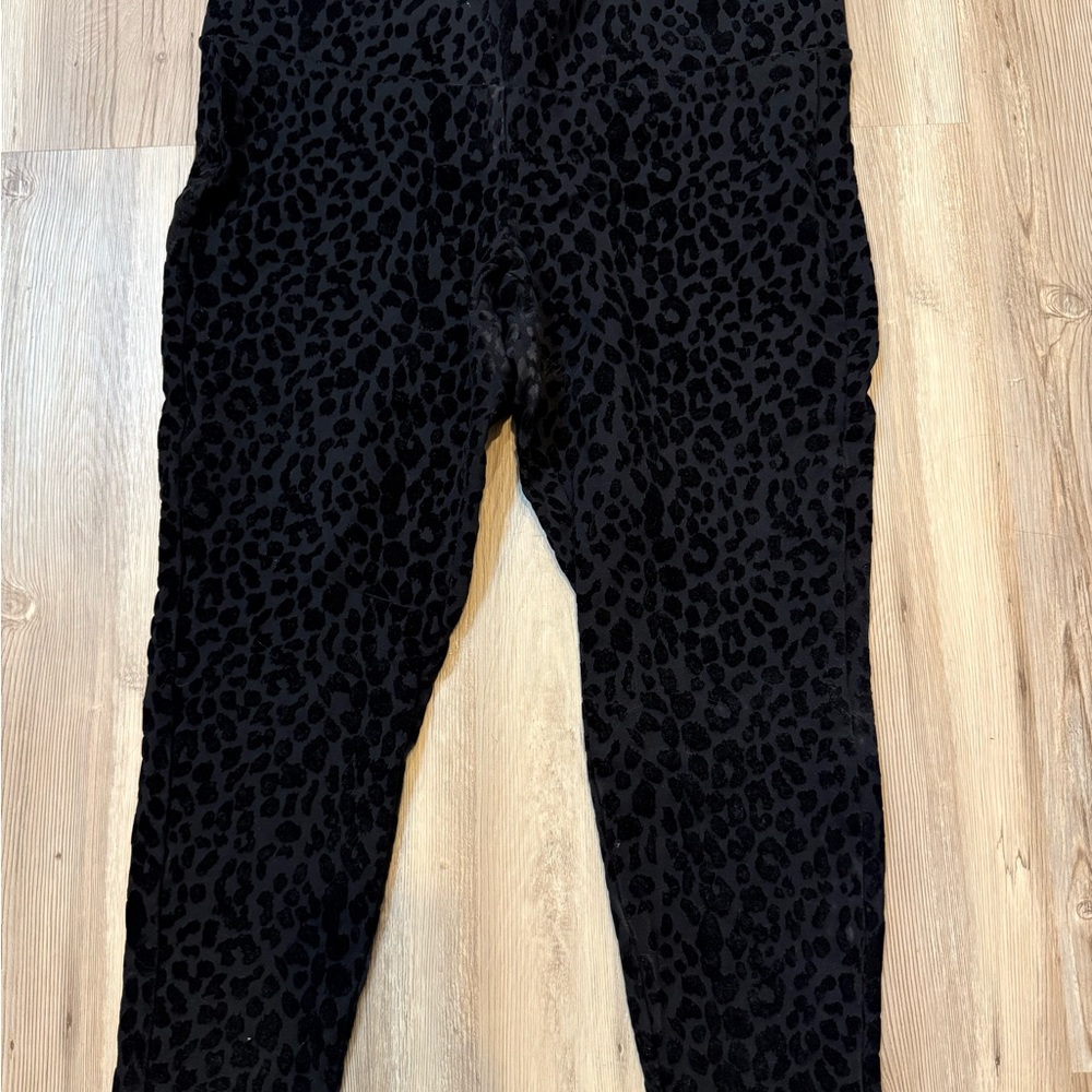 Torrid double black Leopard Print Bottoms